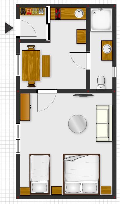 Apartman Krajcer Gerlachov  Bilik gambar